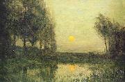 Charles Warren Eaton September Moonrise oil painting